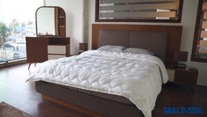 لحاف فندقي تاكي قطن