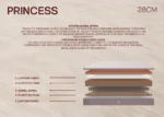 ⁦مرتبة برنسيسة 28 سم - Princess⁩ - الصورة ⁦4⁩